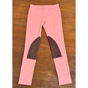 Jack & Janie Girls Leggings Pink with Brown Size 12